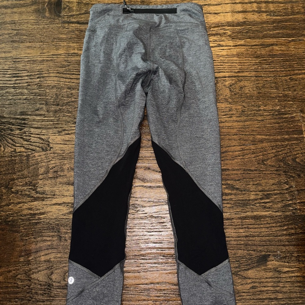 lululemon gray leggings with pockets